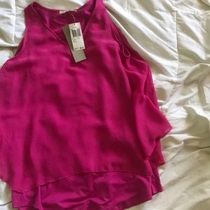 Pink Flowy Top